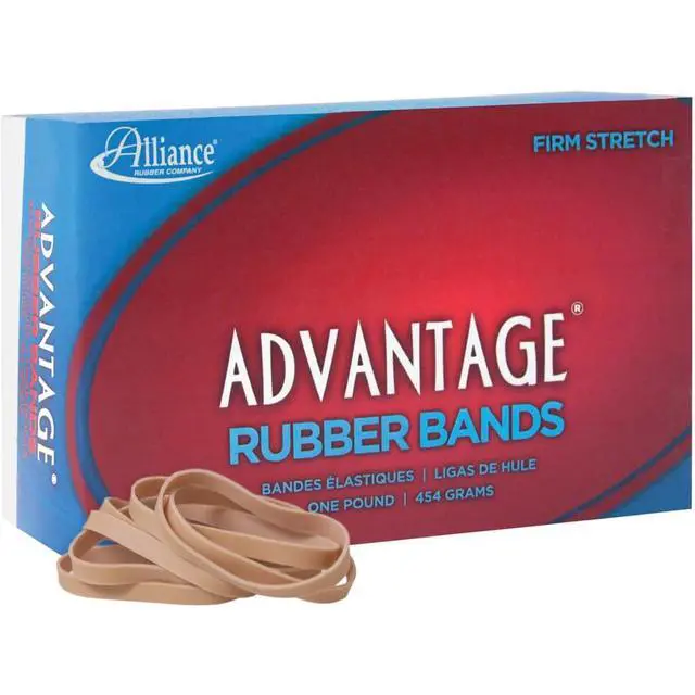 Alt view image 2 of 4 - Rubber Advantage Rubber Bands #64-1 Pound Box 26645, Tan