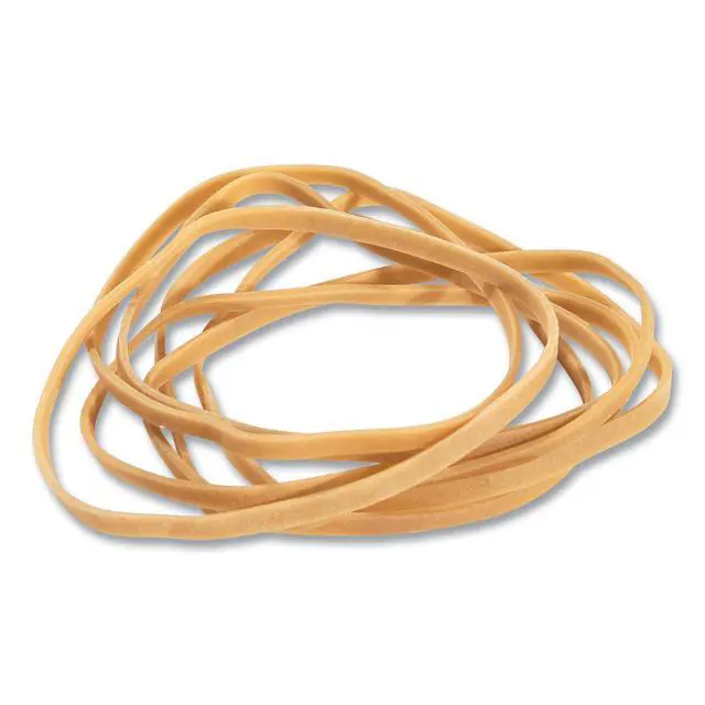 Alt view image 3 of 4 - Rubber Bands, Size #33, Beige, 700 Pack Durable Bands with Resealable Bag for Office & Mailroom Use