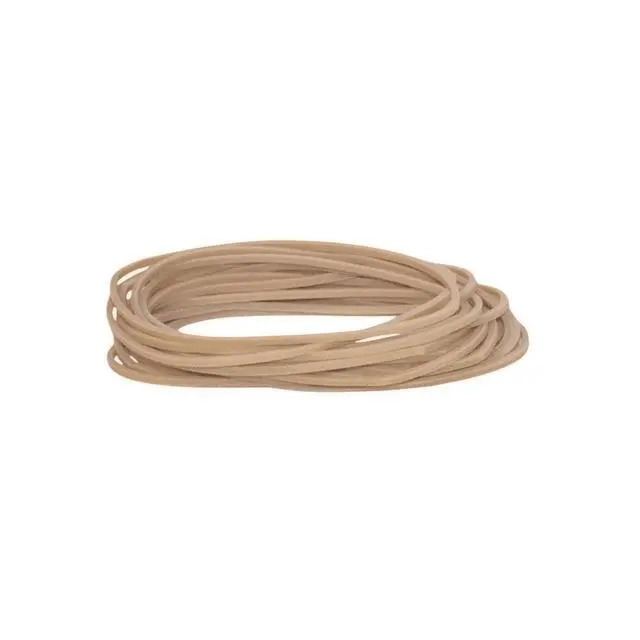 Alt view image 2 of 4 - Rubber 24185 Sterling Rubber Bands Size #18, 1 lb Box Contains Approx. 1900 Bands (3" x 1/16", Natural Crepe), Beige
