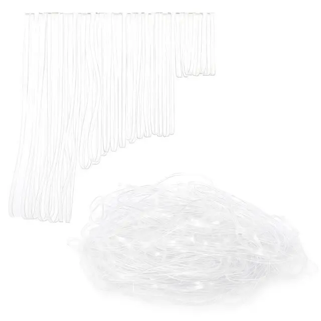 Alt view image 7 of 7 - 300 Pcs Clear Rubber Bands for Balloon Arch Elastic Tying Bands for Arch Frame Garland Wall Transparent Balloon Connectors Festival Holiday Crafts Decor(2.2", 3.3", 4.1", 4.9", 5.9", 6.7")