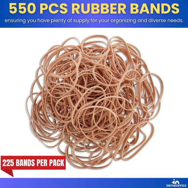 Alt view image 3 of 7 - Rubber Bands Size 32, Beige, 1/4 lb. Bag, 225/Pack #32, (2 Pack)