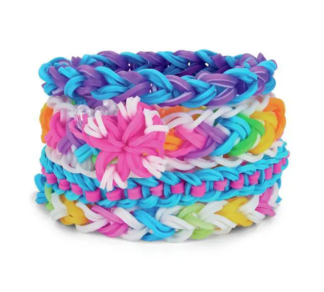 Alt view image 5 of 7 - Loom Ultimate Tub 8000 Latex Free Rubber Bands and 100 S Clips for Making Crafts in Bold and Bright Colors, multi