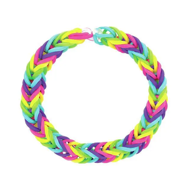 Alt view image 6 of 7 - Loom Ultimate Tub 8000 Latex Free Rubber Bands and 100 S Clips for Making Crafts in Bold and Bright Colors, multi