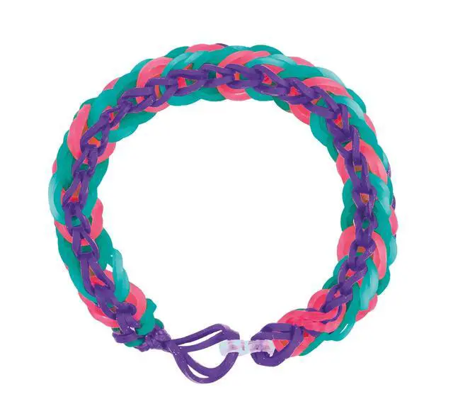 Alt view image 7 of 7 - Loom Ultimate Tub 8000 Latex Free Rubber Bands and 100 S Clips for Making Crafts in Bold and Bright Colors, multi