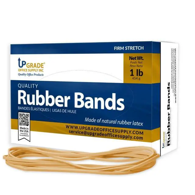 Alt view image 3 of 7 - Rubber Bands, Size 117B, 7 x 1/8 in, 200 Count 1 lb Box, USA