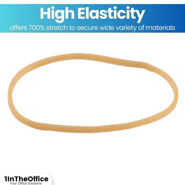 Alt view image 4 of 7 - Rubber Bands #16, Size16 Rubber Bands, Beige, 1 lb Box, (1,900/Pack)