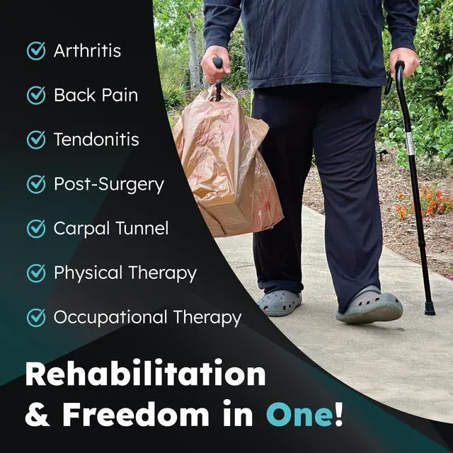Alt view image 2 of 6 - Grocery Bag Carrier (2 Pack) - Invented by Board Certified Orthotist Ergonomic Lightweight Design - Also a Rehab & Recovery Aid, Carpal Tunnel, Arthritis, Weak Hands All Ages (Light Pink)