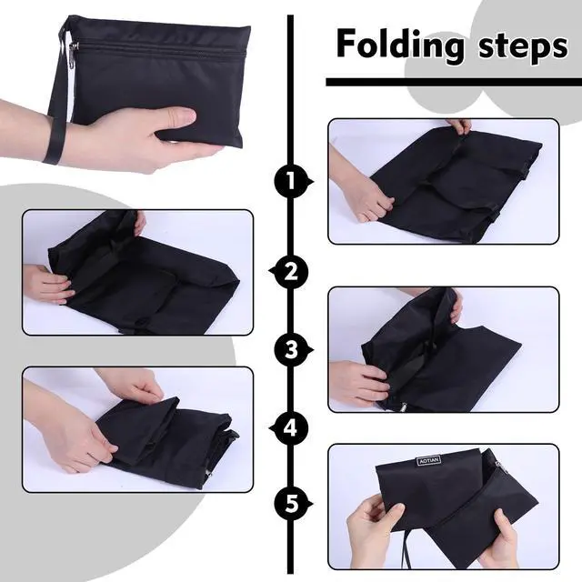 Alt view image 2 of 7 - Heavy Duty 20 Liter Reusable Grocery Bags, Thickened Tear-Resistant Polyester Fabric Foldable Machine Washable Shopping Bags, Zipper Closure Water-Resistant Large Tote Bag Travel Gym Beach Bag