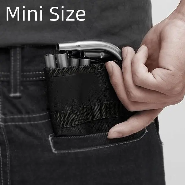 Alt view image 7 of 7 - Portable Mini Folding Stool, Small Camping Stool Mortable Stool Can Hold Up to 150 Lbs for Adults