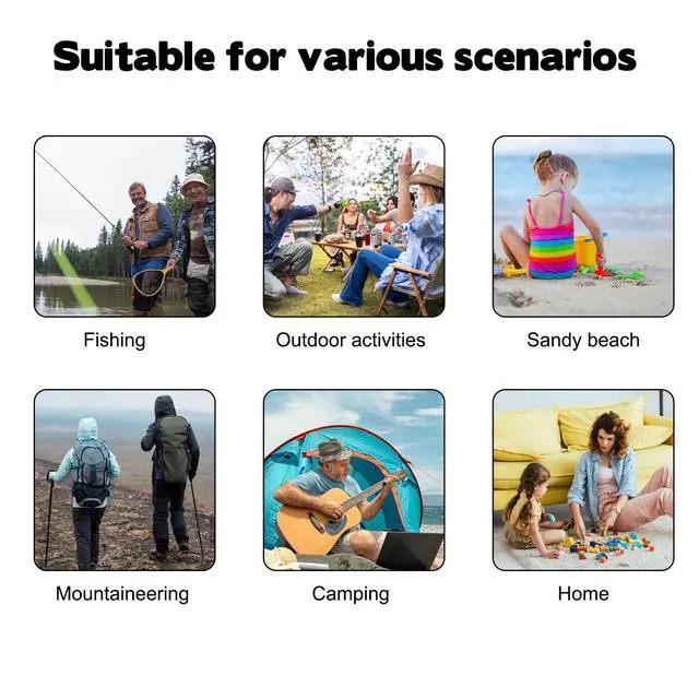 Alt view image 4 of 7 - Travel Folding Camping Stool, 14.6 inches Tripod Chair and Maximum weight 210 lbs Outdoor Portable Party Chair Fishing Chair Seat for Camping Fishing Hiking Gardening and Beach Garden Painting