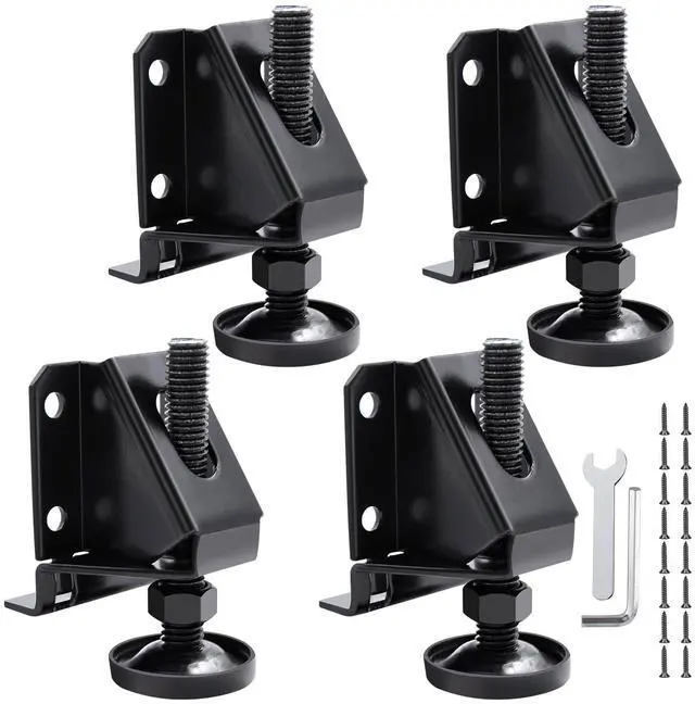 Main image of 4/8/16 Pack Heavy Duty Leg Leveler, 2-inch Adjustable Height, for Furniture, Table, Cabinets