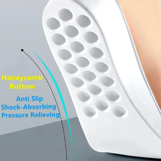 Alt view image 5 of 7 - Height Increasing Shoes,Brandone Height Insoles 2 Inch,Height Boosters Increase Insoles,Shoe Lifts Men for Women,Even Up Shoe Leveler Women,Heel Lifts Inserts for Men (9.75''Lx2''UP) (1 Pair)