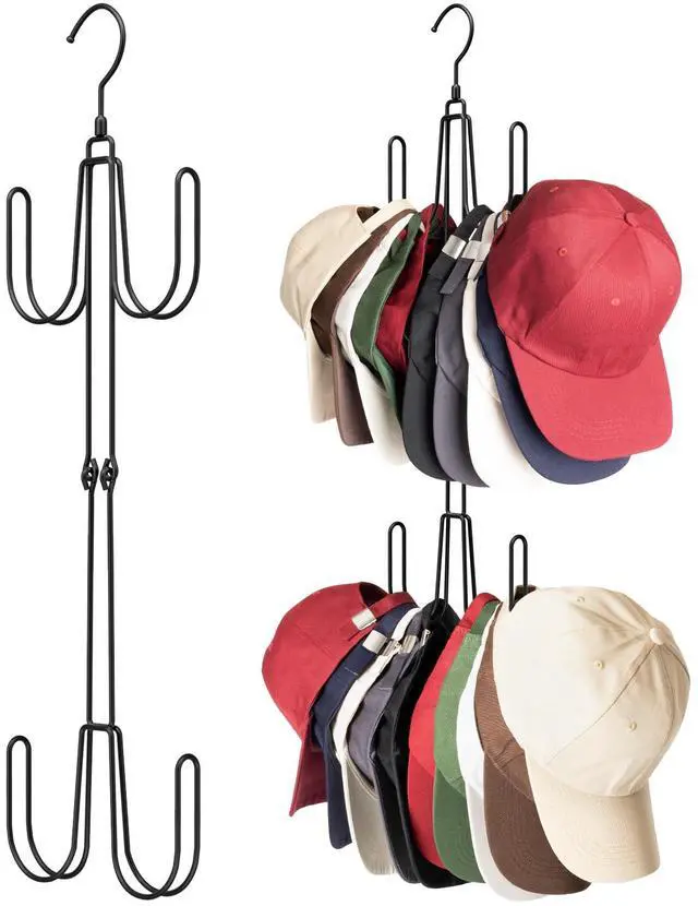 Main image of Hat Hangers for Closet, Stainless Steel Hat Organizer, Hat Racks for Baseball Caps, Cap Organizer for Baseball Caps, 1 Pack
