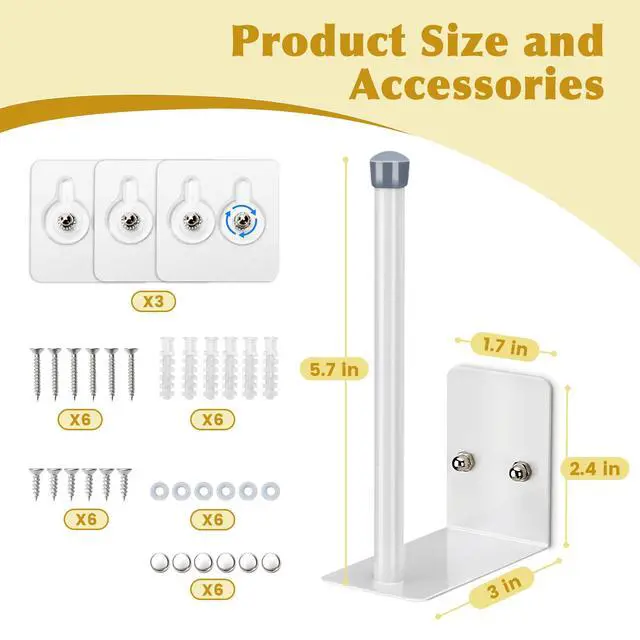 Alt view image 2 of 7 - Hat Hooks for Baseball Caps, 2 Pack Hat Racks, Hat Holder on Wall, Hat Organizer, Storage and Organization, Home Storage for Use Adhesive or Wall Drilled for Door, Bedroom (White)