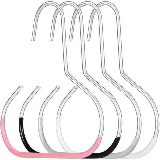 Main image of 4Packs Hat Organizer, Stainless Steel Hat Hangers for Closet, Hat Rack Hat Holder for Baseball Caps, Cap Organizer for Baseball Caps, Scarf and Hat Organizer (Gray+Black+White+Pink)