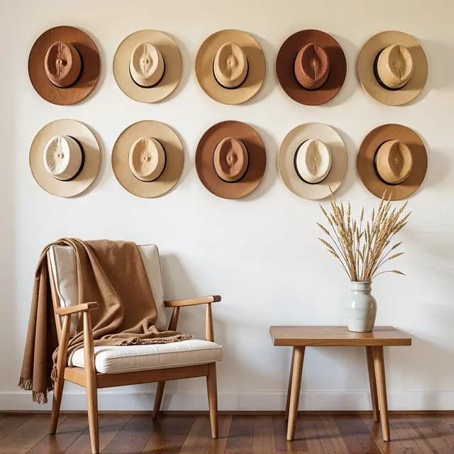 Alt view image 6 of 7 - Hat Hooks for Wall, 8 Pack Cowboy Hat Holders, Black | 2.9 In Extended Design, Adhesive Or Screw Mount, Anti-Slip Teeth, Hook For Keys, Fits Cowboy, Sun And Baseball Hats