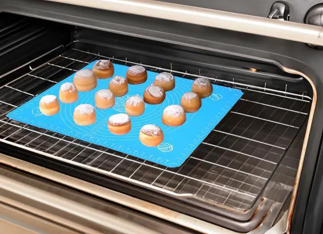 Alt view image 5 of 5 - Silicone Baking Mat, 20" x 16", Blue | With Measurements