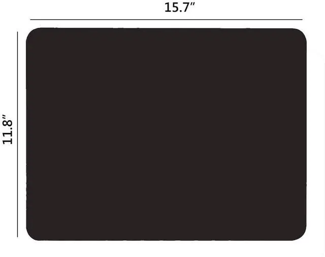 Alt view image 2 of 7 - 2 Pack Silicone Mats for Resin, Crafts,Liquid, Silicone Placemat (2 x Black)