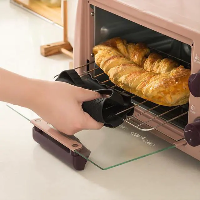 Alt view image 4 of 7 - 2-Pack Silicone Heat Resistant Pinch Mitts for Oven, Grill & Microwave | Anti-Slip Heatproof Grip Mitts for Hot Dishes, Trays & Cookware | Reusable, Easy Clean Kitchen Tool