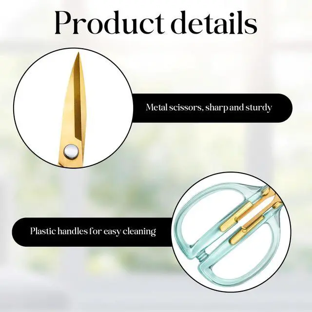 Alt view image 3 of 7 - Kitchen Shears 7.67 Inch Kitchen Scissor Stainless Steel Cooking Scissors Kitchens for Food All Purpose Cute Scissors Soft Grip Comfort Handle
