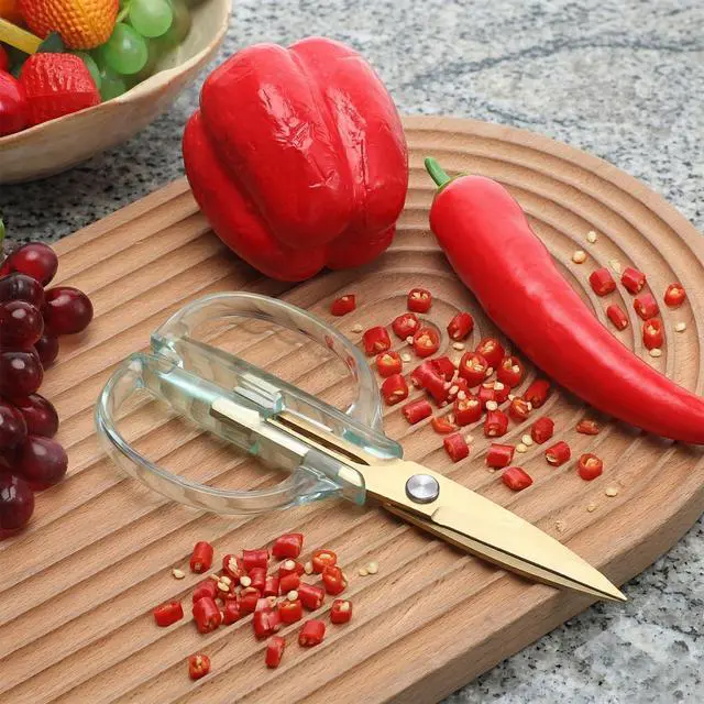 Alt view image 6 of 7 - Kitchen Shears 7.67 Inch Kitchen Scissor Stainless Steel Cooking Scissors Kitchens for Food All Purpose Cute Scissors Soft Grip Comfort Handle