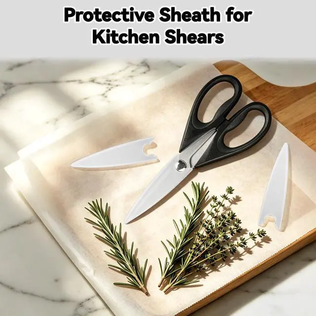Alt view image 2 of 4 - 3 Packs Protective Sheath Compatible with KitchenAid Shears | Protective Guard for Scissors, Plastic Cover Sleeves Protector for Kitchen Storage Rust Resistant