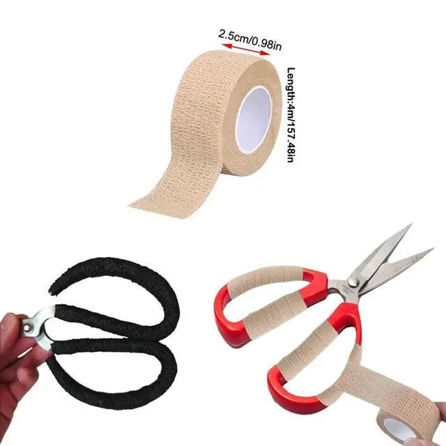 Alt view image 2 of 6 - 6 Pack Gardening Scissor Handle Wraps Grip Non Slip Fabric Scissors Handle Cover for Heavy Duty Sewing Shears Bypass Pruning Shears Tailor Scissors Flower Clippers All Purpose Kitchen Shears