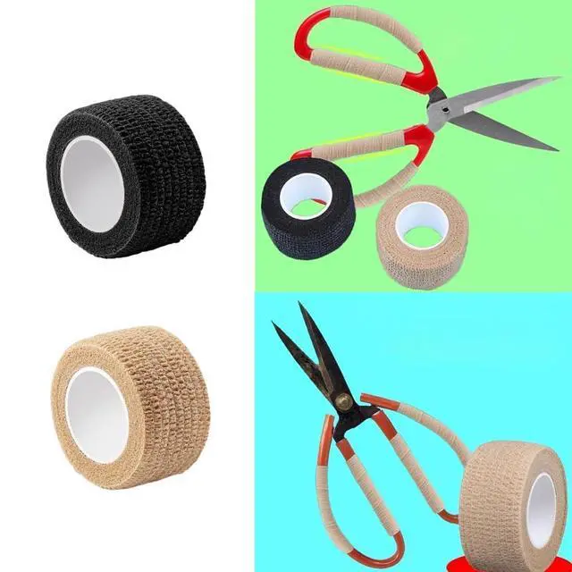 Alt view image 3 of 6 - 6 Pack Gardening Scissor Handle Wraps Grip Non Slip Fabric Scissors Handle Cover for Heavy Duty Sewing Shears Bypass Pruning Shears Tailor Scissors Flower Clippers All Purpose Kitchen Shears