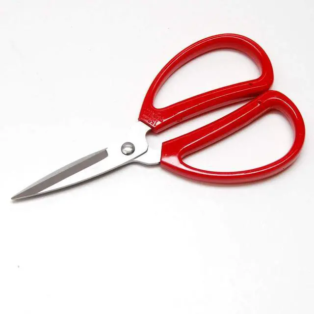 Alt view image 7 of 7 - Hometeq 6" Scissors Multi-Purpose Stainless Steel Sharp Scissors with Red Handle - Perfect for Cutting