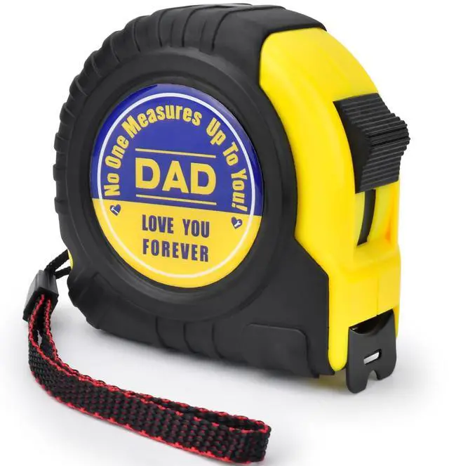 Main image of Fathers Day Dad Gifts from Son Tape Measure 25ft Birthday Gifts for Husband | Stocking Stuffers for Dad Measuring Tape Measure 50ft Retractable from Son Kids Wife Engraved Digital Measurement Tape