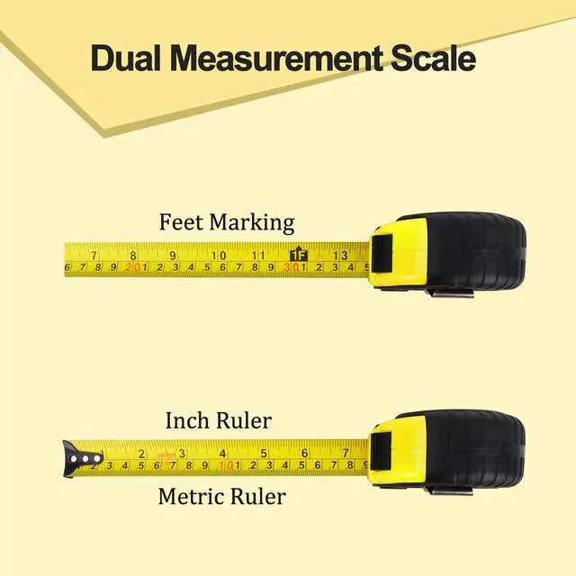 Alt view image 5 of 7 - Fathers Day Dad Gifts from Son Tape Measure 25ft Birthday Gifts for Husband | Stocking Stuffers for Dad Measuring Tape Measure 50ft Retractable from Son Kids Wife Engraved Digital Measurement Tape