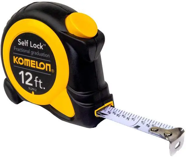 Main image of SL2912; 12' x 5/8" Self-Lock Speed Mark Tape Measure, Yellow