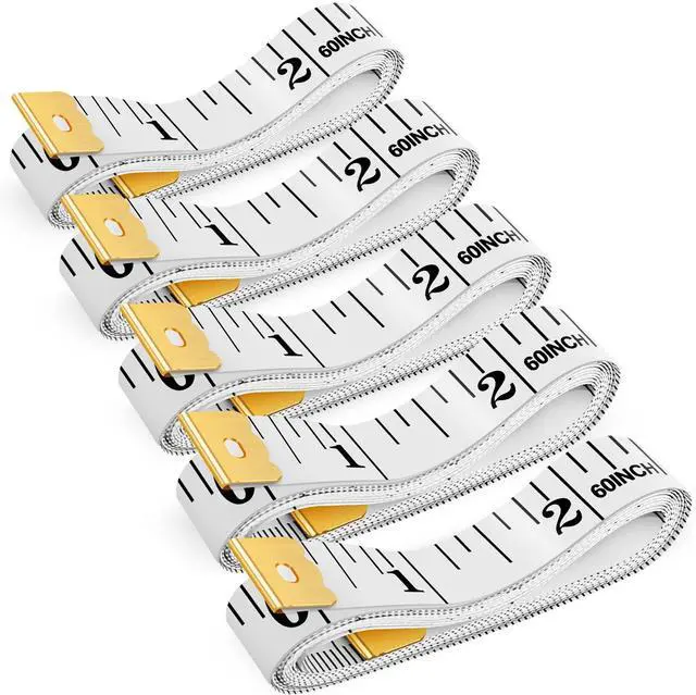Main image of Tape Measure, Soft Tape Measure 60" Double Scale Body & Sewing,150cm | Flexible, soft tape with dual inch/cm scale ideal for body, sewing, tailoring & waist measurements. Lightweight & portable