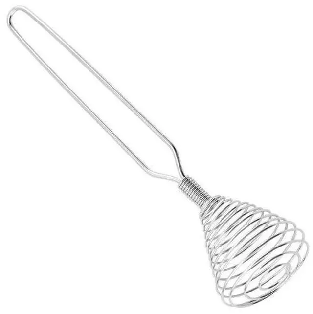 Main image of Mini French Spring Whisk,Stainless Steel Manual Eggbeater Hand Egg Mixer Whisk Blender Stirring Beater Cream Frother Flour Stirrer for Kitchen