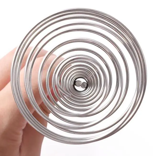 Alt view image 4 of 6 - Mini French Spring Whisk,Stainless Steel Manual Eggbeater Hand Egg Mixer Whisk Blender Stirring Beater Cream Frother Flour Stirrer for Kitchen