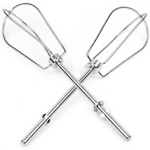 Alt view image 2 of 7 - 2-Pack Stainless Steel Whisks for KitchenAid Hand Mixers | Rust-resistant; Easy snap-in installation; Ideal for whipping eggs, heavy cream & cake batter; Dishwasher safe
