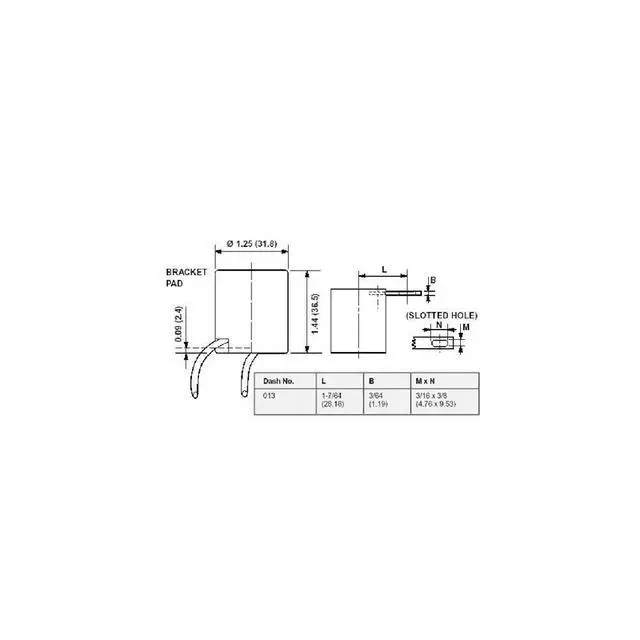 Alt view image 2 of 2 - 2052-13 Medium Base, One-Piece, Keyless, Incandescent, Phenolic Lampholder, Bracket Mount, Single Circuit, Back Wired, Black