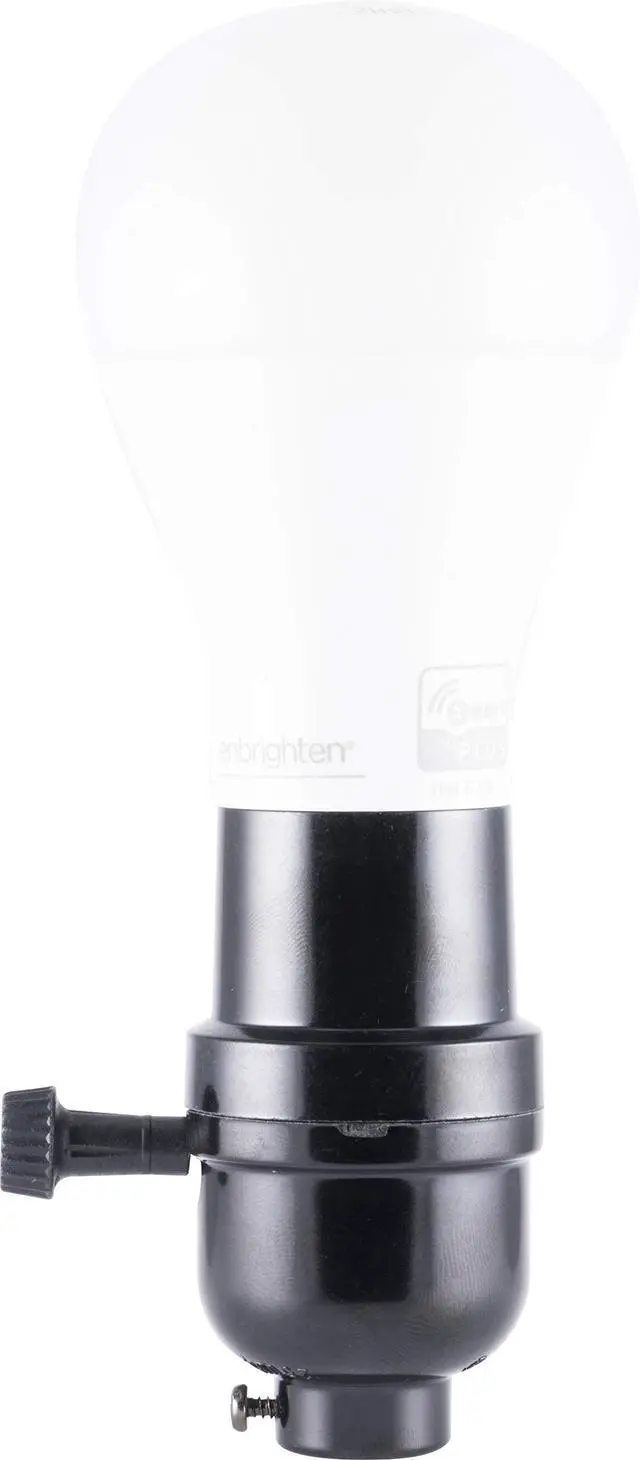 Alt view image 5 of 7 - Power Gear 3-Way Socket, Turn for Low, Medium and High Settings, UL Listed, Black, 18275 | Adjustable Knob for High, Medium, and Low Light Levels, Repair/Replace Floor and Table Lamps, DIY Project