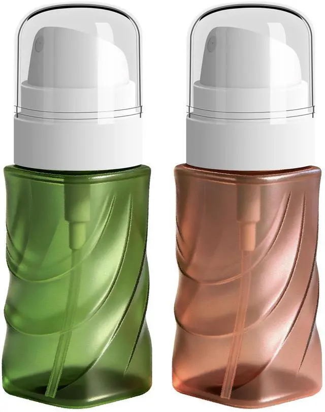 Main image of 2 Pack Small Spray Bottle 2oz/60ml, Travel Size Mini Fine Mist Spray Bottles, Plastic Leakproof & Refillable Empty Spray Bottle for Hair, Face, Plant and Cleaning