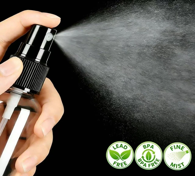 Alt view image 2 of 7 - Lekroos 1 Oz Travel Spray Bottles, Thickened Reusable Refillable Plastic Sprayers 2 Pack