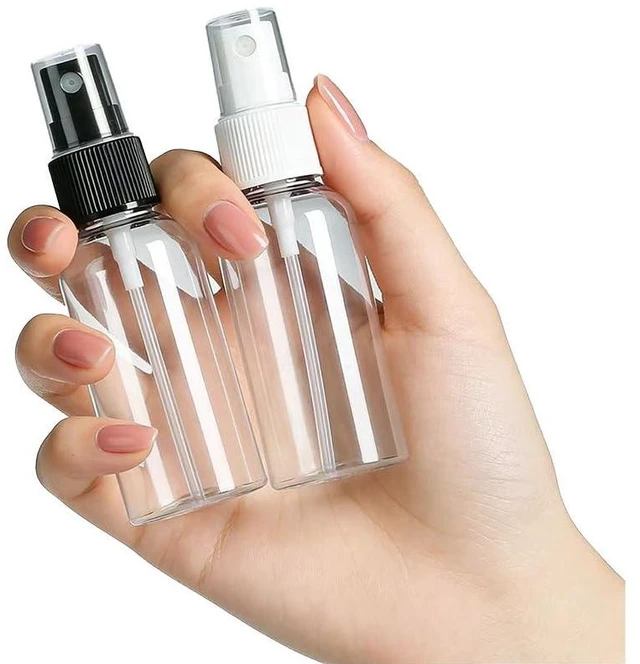 Alt view image 7 of 7 - Lekroos 1 Oz Travel Spray Bottles, Thickened Reusable Refillable Plastic Sprayers 2 Pack