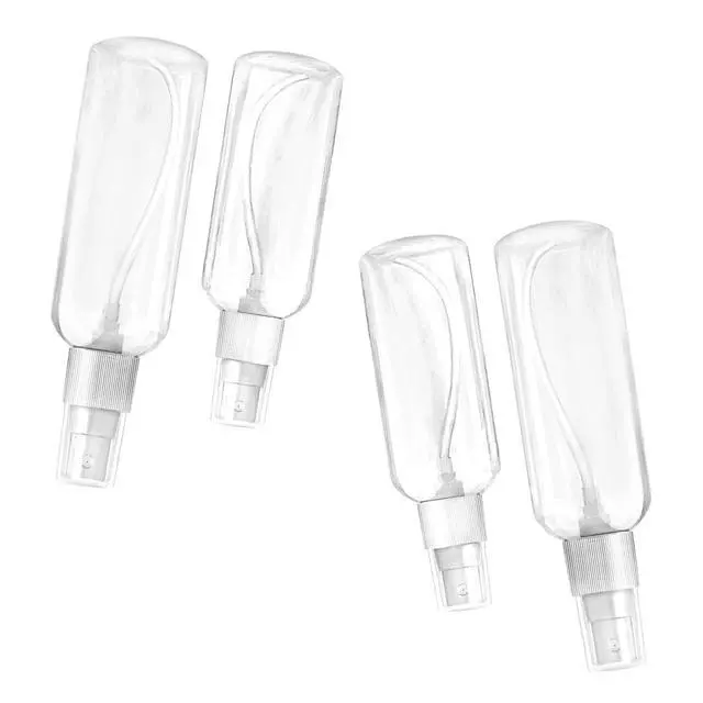 Alt view image 2 of 7 - Small Spray Bottle, Spray Bottles, Clear Empty Fine Mist Plastic Mini Travel Bottle Set, Small Refillable Containers, 2 * 50ml, 2 * 100ml