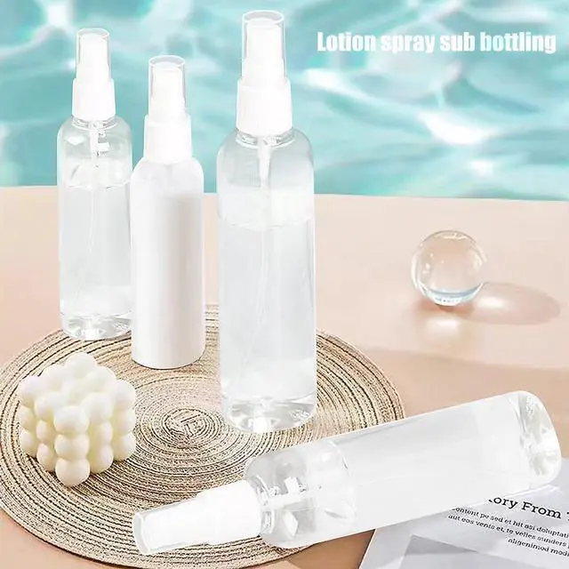 Alt view image 3 of 7 - Small Spray Bottle, Spray Bottles, Clear Empty Fine Mist Plastic Mini Travel Bottle Set, Small Refillable Containers, 2 * 50ml, 2 * 100ml