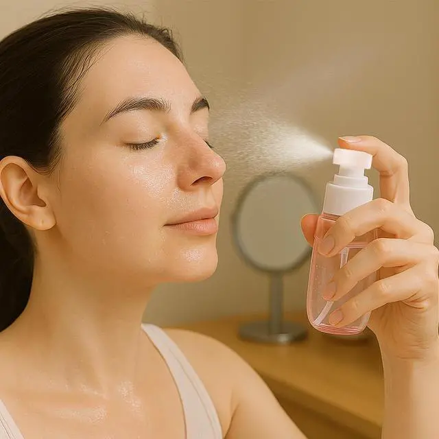 Alt view image 2 of 7 - 2 oz Travel Spray Bottles TSA ApprovedLeak Proof Travel Size Mini Small Fine Mist Spray Bottle 2 oz for Face Hair (5 Pack)