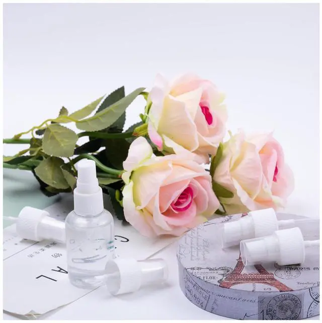 Alt view image 3 of 5 - 4Pcs White Spray Bottle Top 24/410 Cap Size Spray Nozzle for Bottle | 24/410 Cap Size Spray Nozzle for Bottles, Fine Mist Spray Caps with Dip Tube for Essential Oil Bottles, Cleaning Solutions