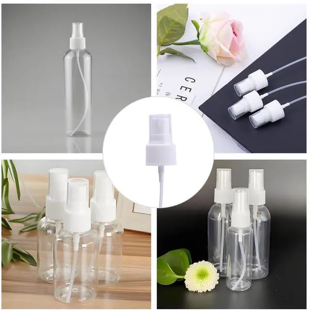 Alt view image 5 of 5 - 4Pcs White Spray Bottle Top 24/410 Cap Size Spray Nozzle for Bottle | 24/410 Cap Size Spray Nozzle for Bottles, Fine Mist Spray Caps with Dip Tube for Essential Oil Bottles, Cleaning Solutions