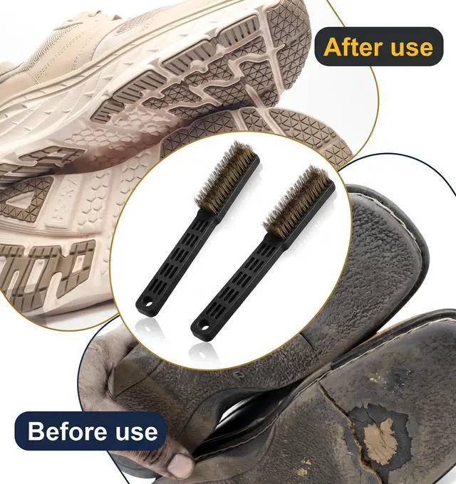 Alt view image 6 of 7 - 2 Pcs Bowling Shoe Brush for Bottom, Portable Bowling Shoe Cleaner Brush, Soft Bristles for Effective Slide Maintenance, Cleaning Tool for Bowling Alley, Training and Daily Shoe Care