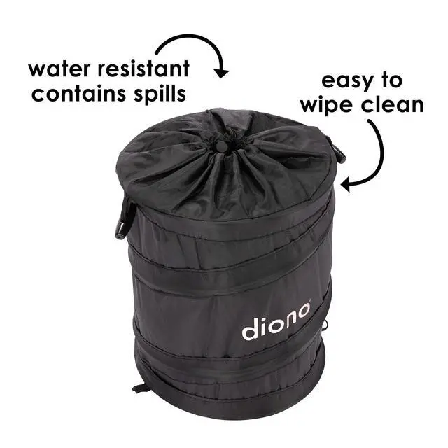 Alt view image 4 of 7 - Pop-up Trash Bin, Collapsible Car Trash Can Portable, Small, Leak Proof, Perfect For Keeping Car Clean, Black