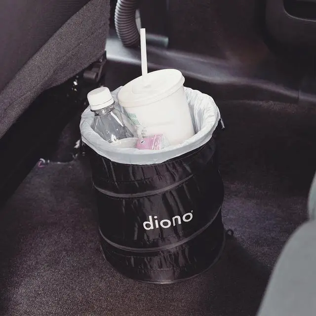 Alt view image 2 of 7 - Pop-up Trash Bin, Collapsible Car Trash Can Portable, Small, Leak Proof, Perfect For Keeping Car Clean, Black