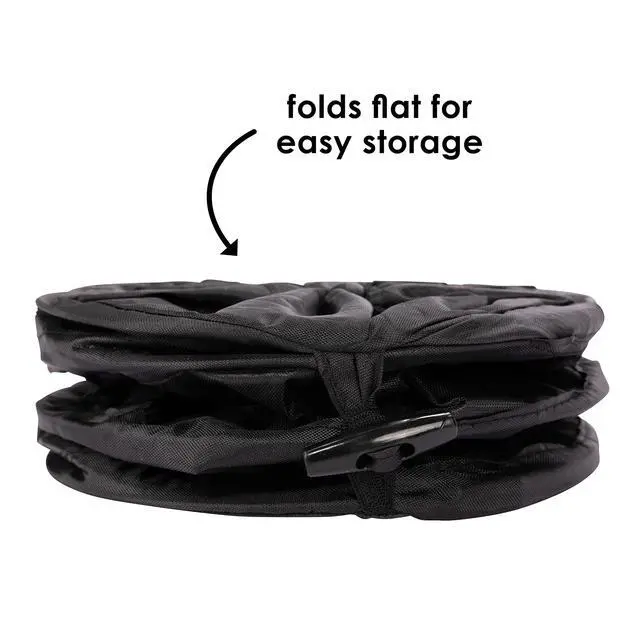 Alt view image 6 of 7 - Pop-up Trash Bin, Collapsible Car Trash Can Portable, Small, Leak Proof, Perfect For Keeping Car Clean, Black